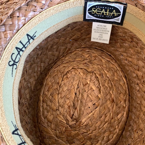 scala shade hat size large great trim NWT - Picture 7 of 8